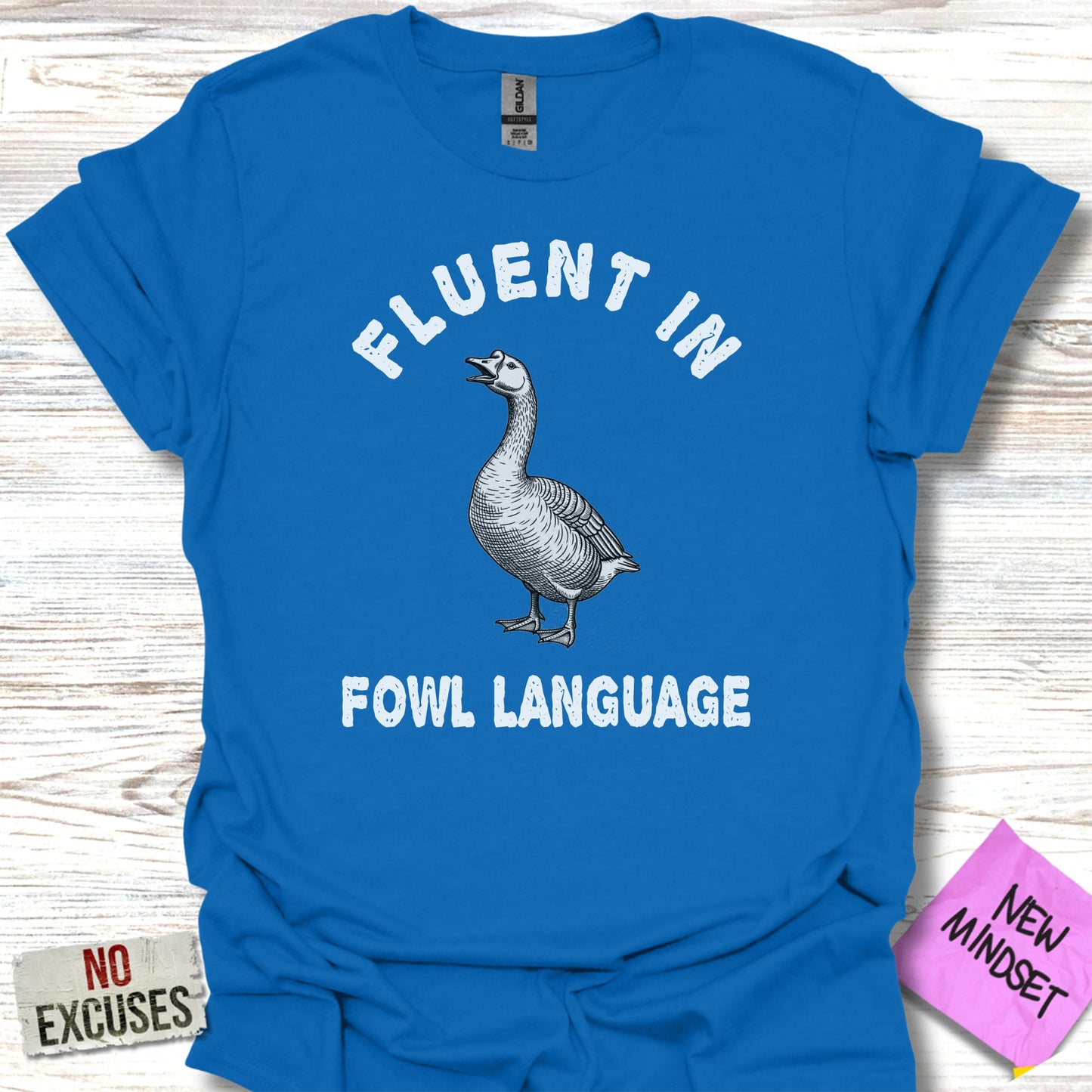 Fluent In Fowl Language Graphic T-shirt product type