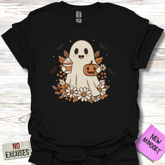 Cute Ghost with Pumpkin Cupcake Halloween Themed Product