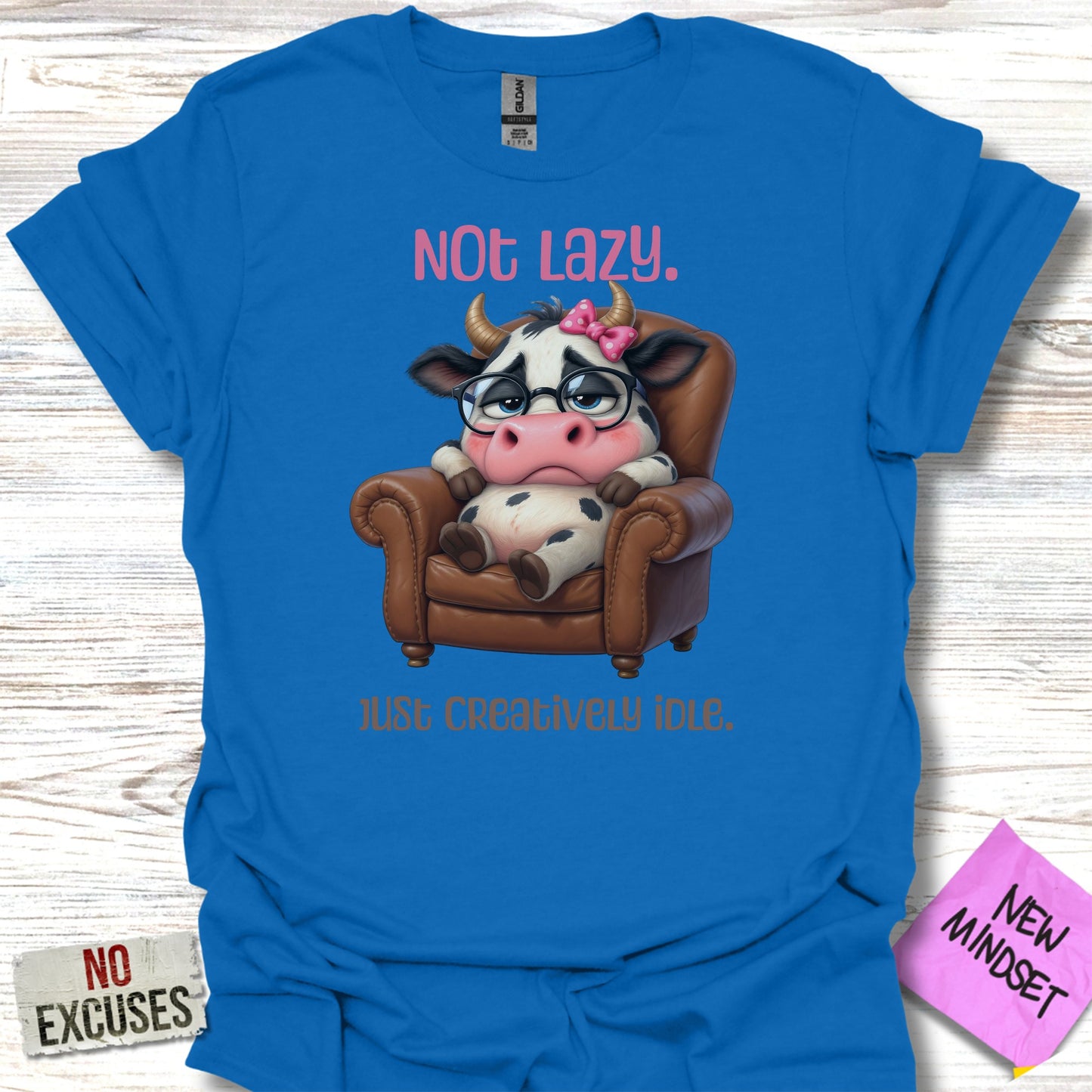 Not Lazy Just Creatively Idle Graphic Shirt product