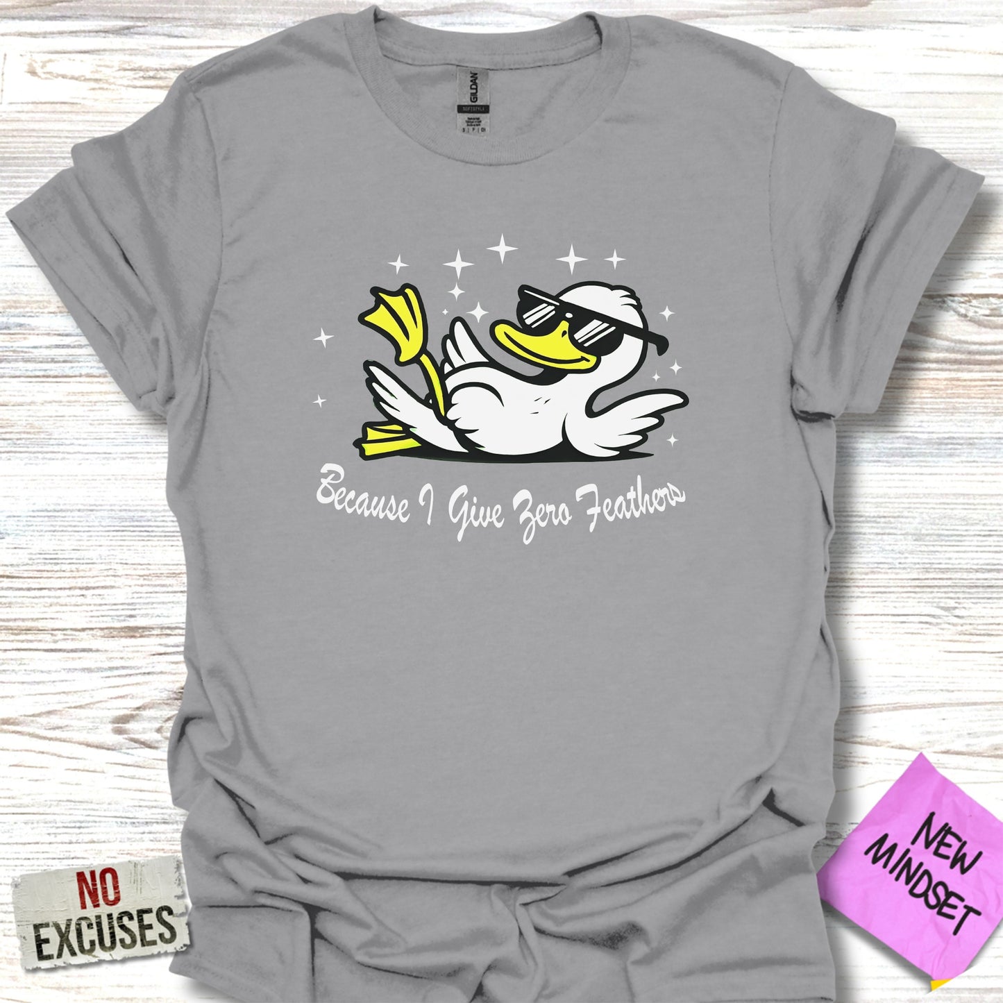 Because I Give Zero Feathers Duck Relaxing Product Type