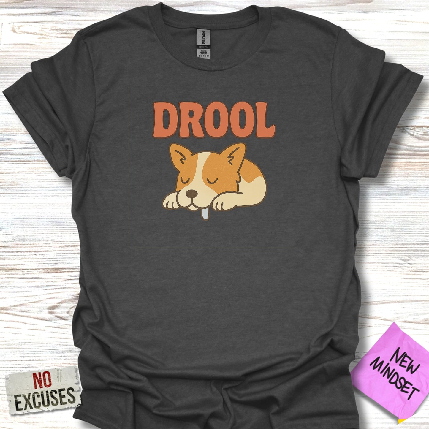 Drool Adorable Sleeping Puppy Graphic T-shirt product type