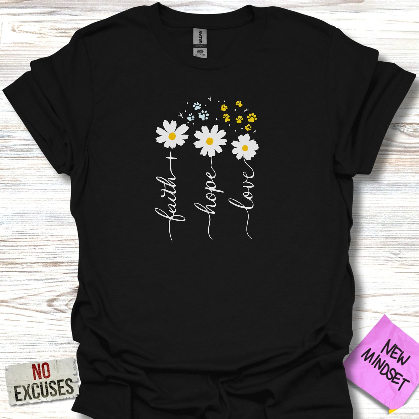 Inspirational Faith Hope Love Design T-Shirt product type