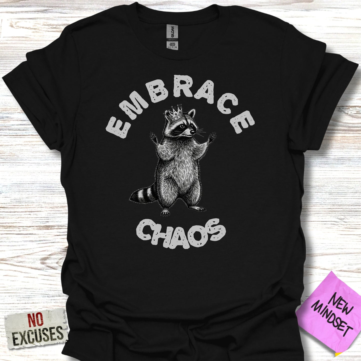 Embrace Chaos with Adorable Raccoon Graphic Shirt product