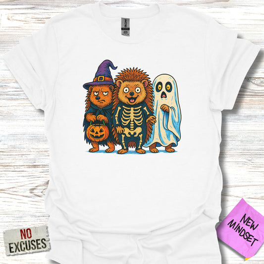 Trio of Halloween Trick or Treat Animals T-shirt product