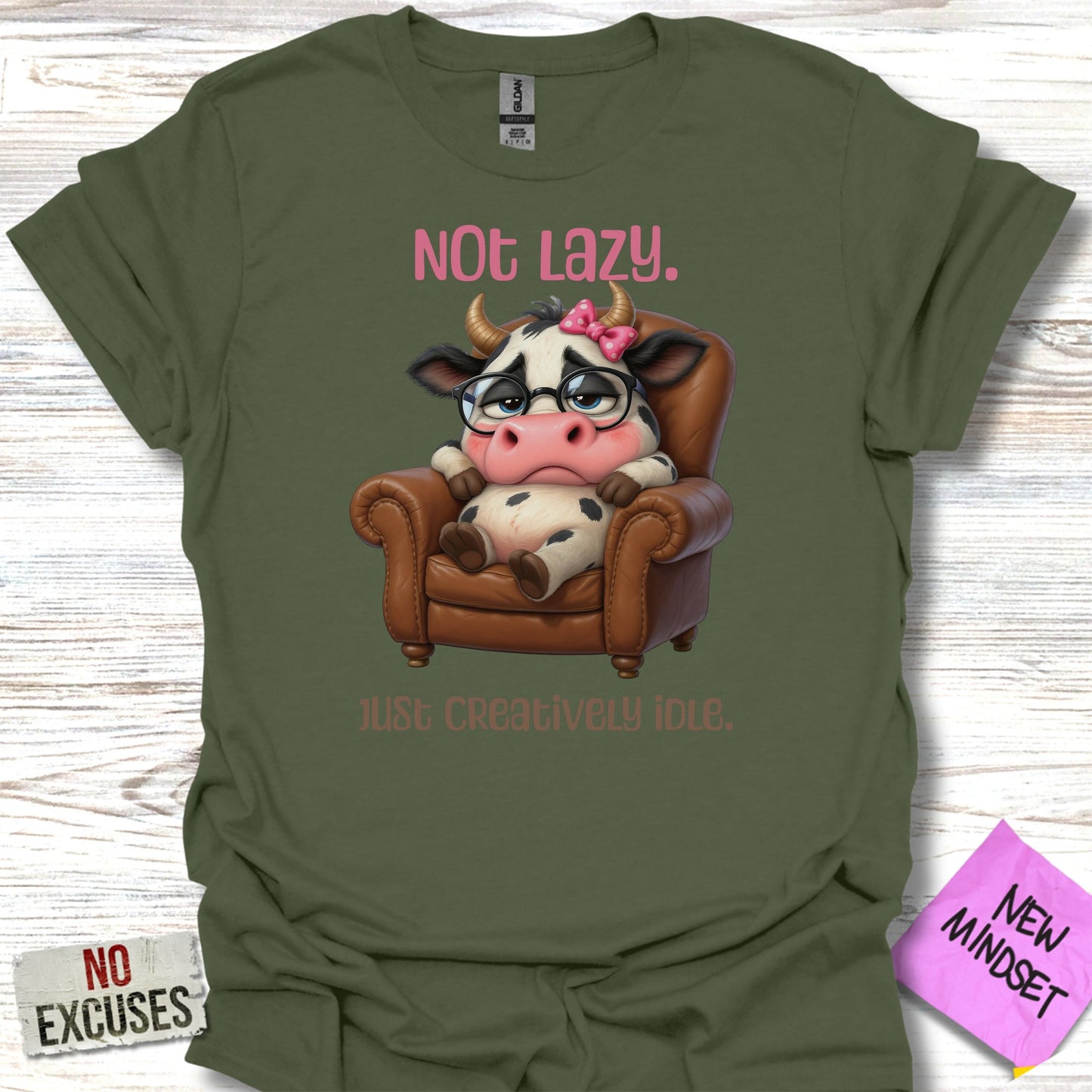 Not Lazy Just Creatively Idle Graphic T-Shirt product