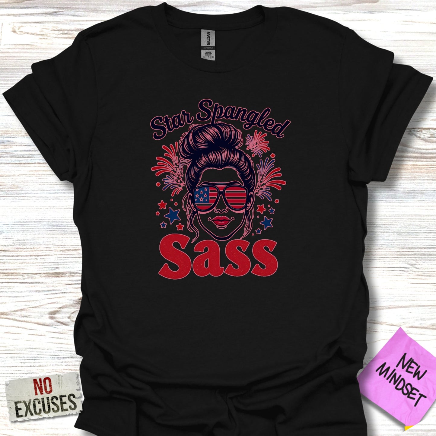 Star Spangled Sass Graphic Tee Shirt product type