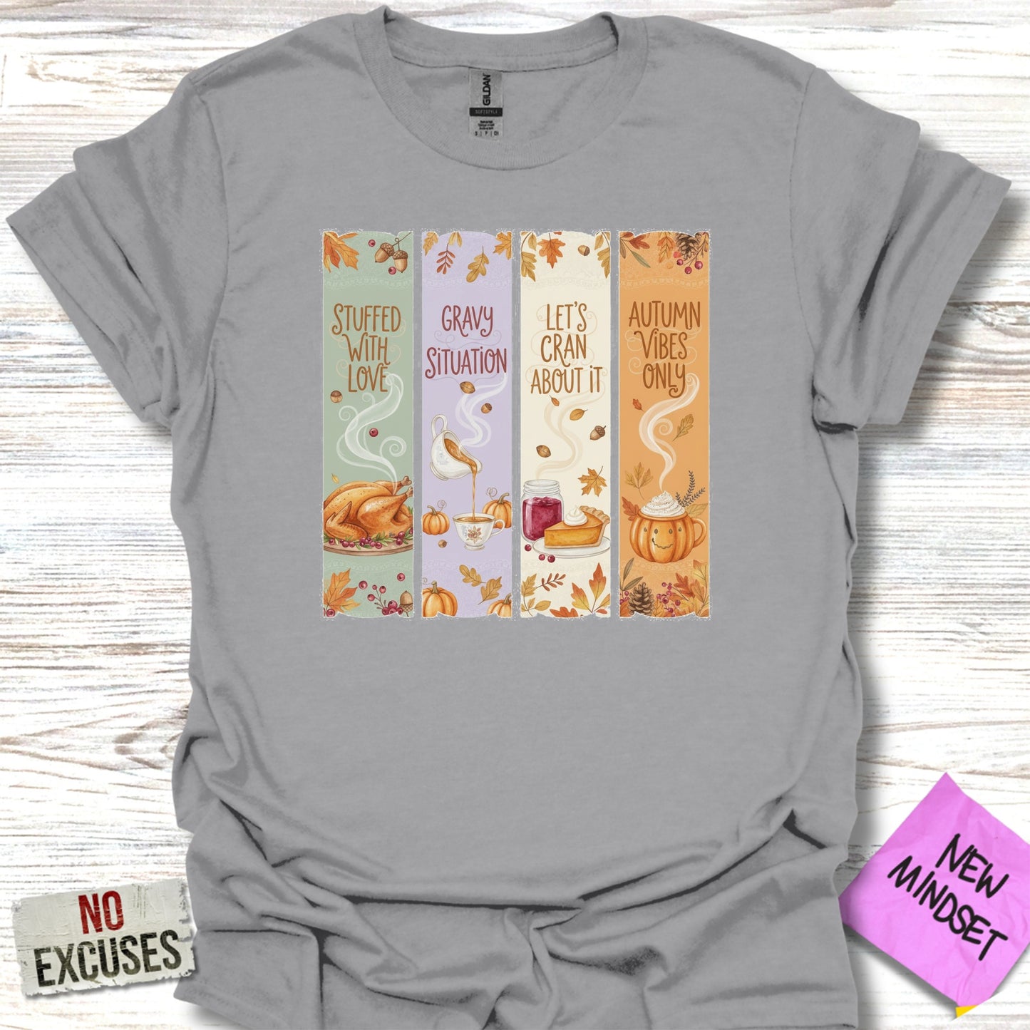 Autumn Festive Sayings Printed Graphic Tee product type