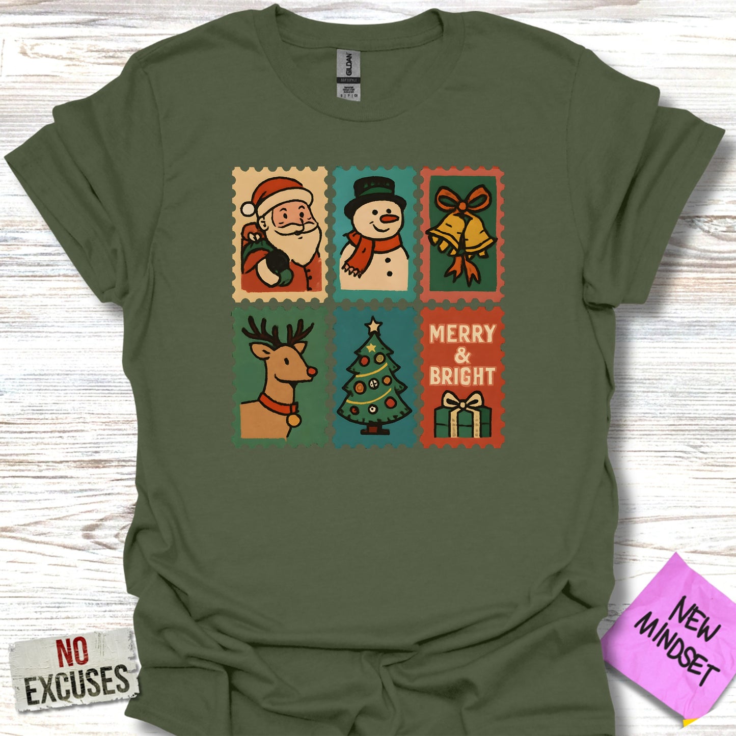 Cute Festive Icons Christmas Graphic Tee product