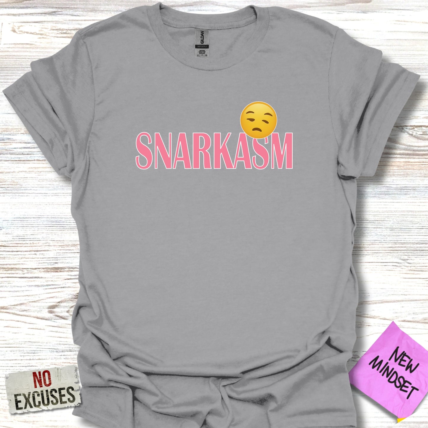 Snarkasm Emoji Graphic Short Sleeve T-Shirt product type