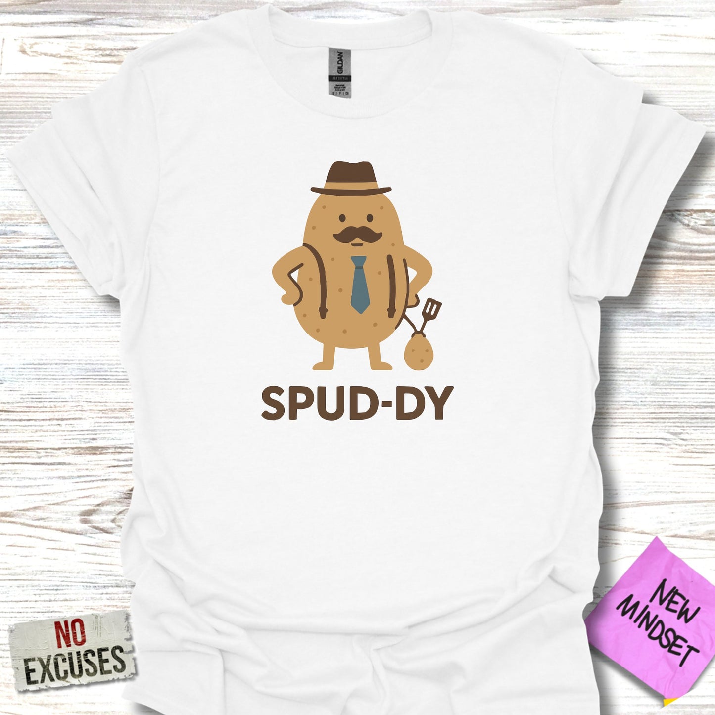 Spud-Dy Potato Character Graphic Tee product type