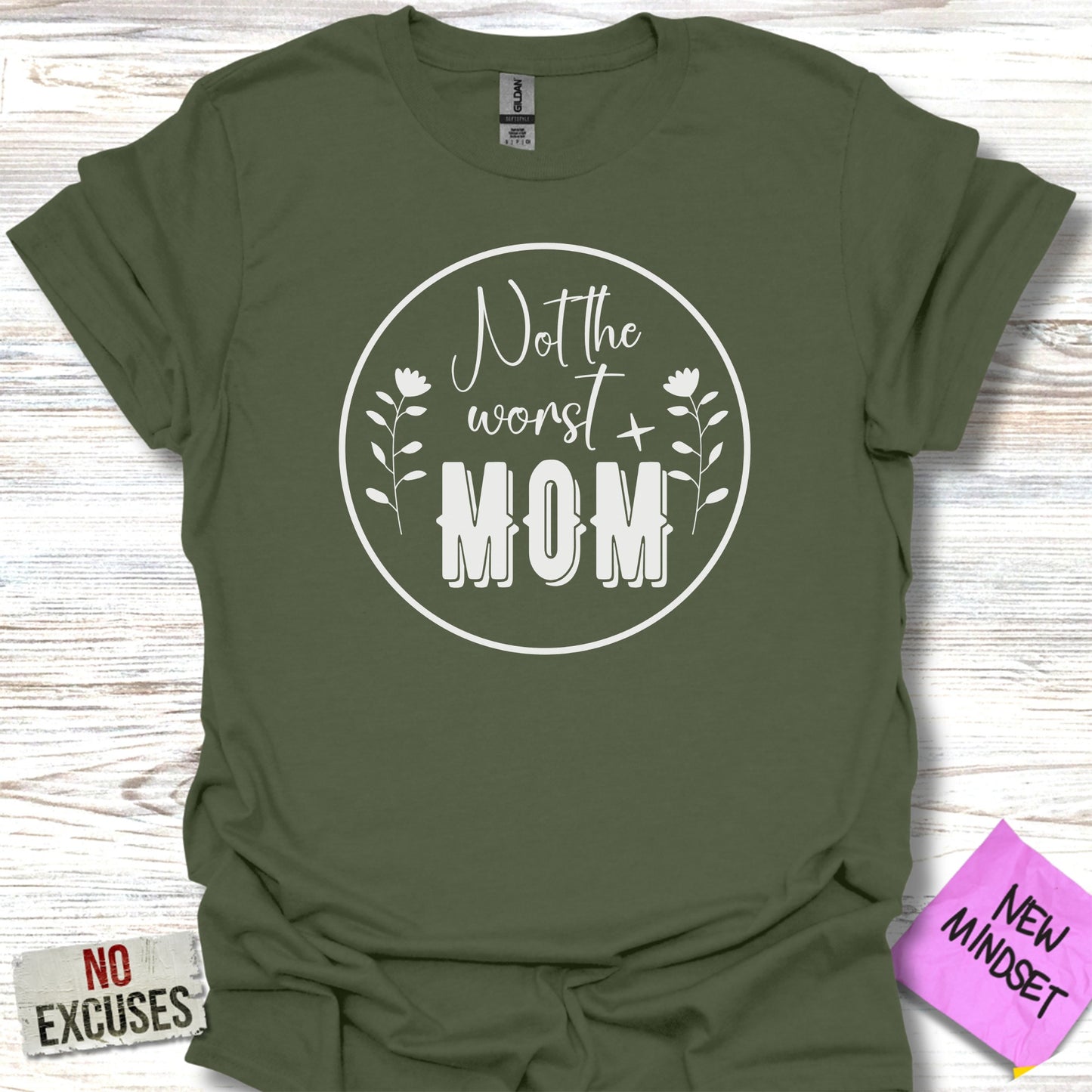 Not The Worst Mom Graphic Tee product type