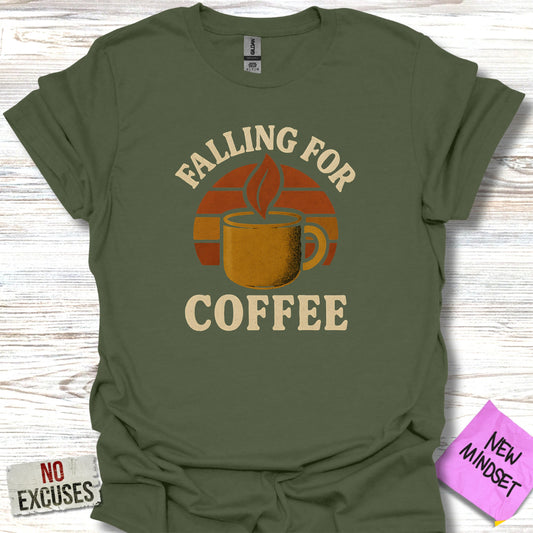 Falling for Coffee Graphic T-shirt product type