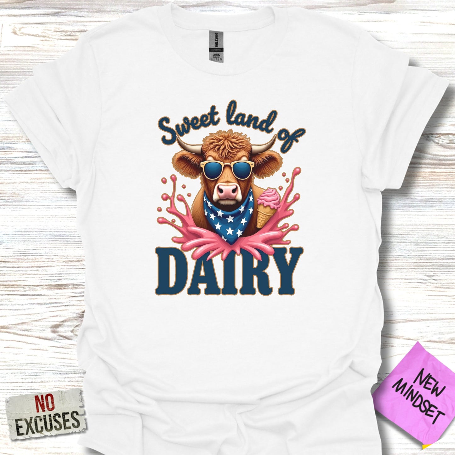 Sweet Land of Dairy Graphic T-shirt product