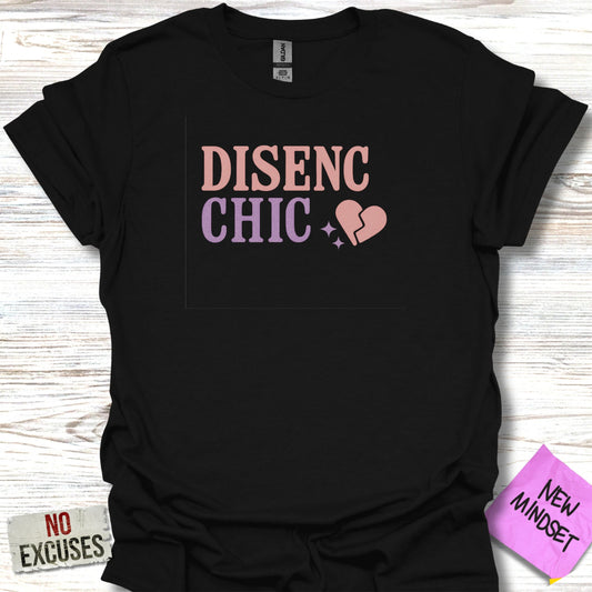 Disenc Chic Broken Heart Graphic Print Shirt product