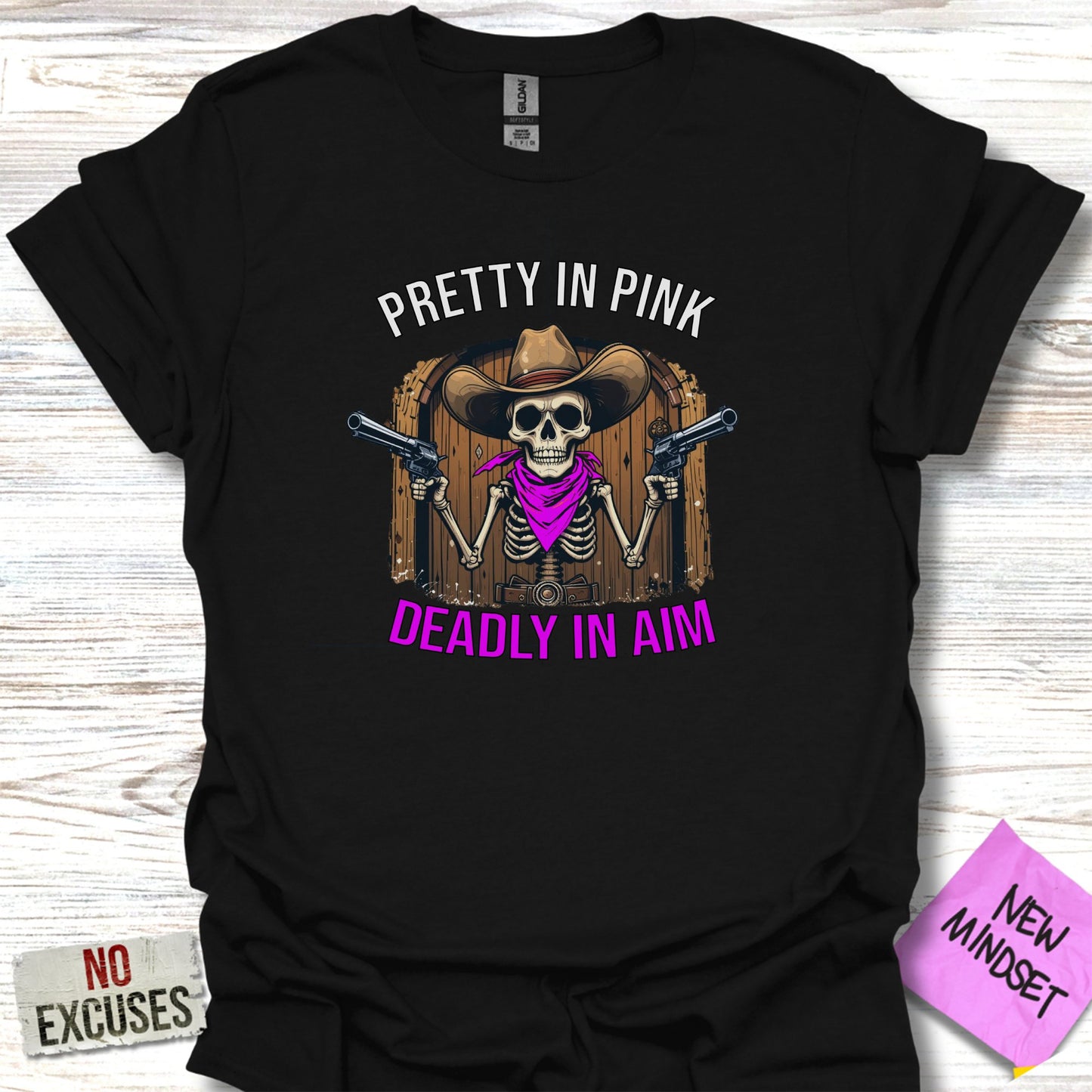Pretty In Pink Deadly In Aim T-shirt product