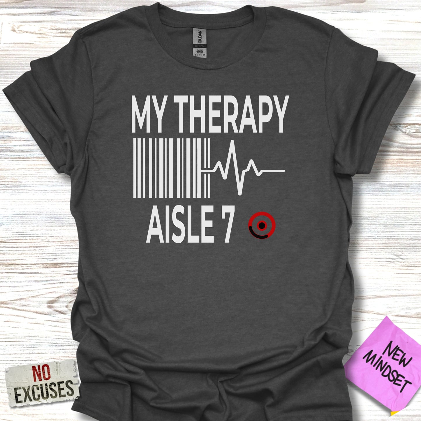 My Therapy Aisle 7 Barcode Design T-Shirt product