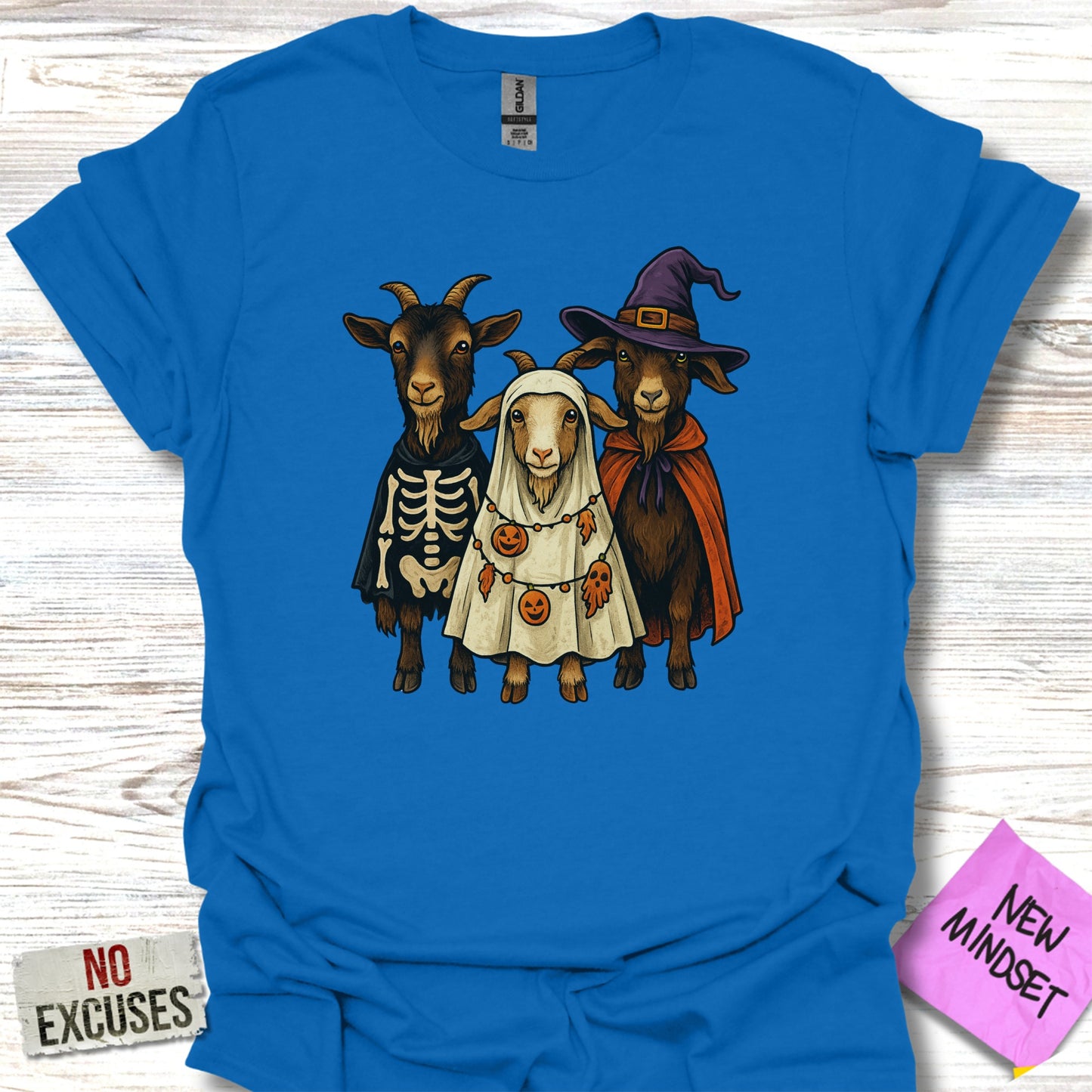 Halloween Goats in Costumes Graphic Shirt product type