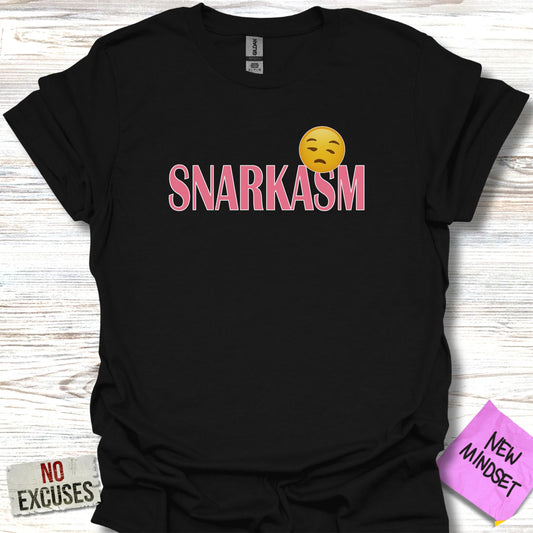 Snarkasm Emoji Graphic Tee Perfect Casual Product Type