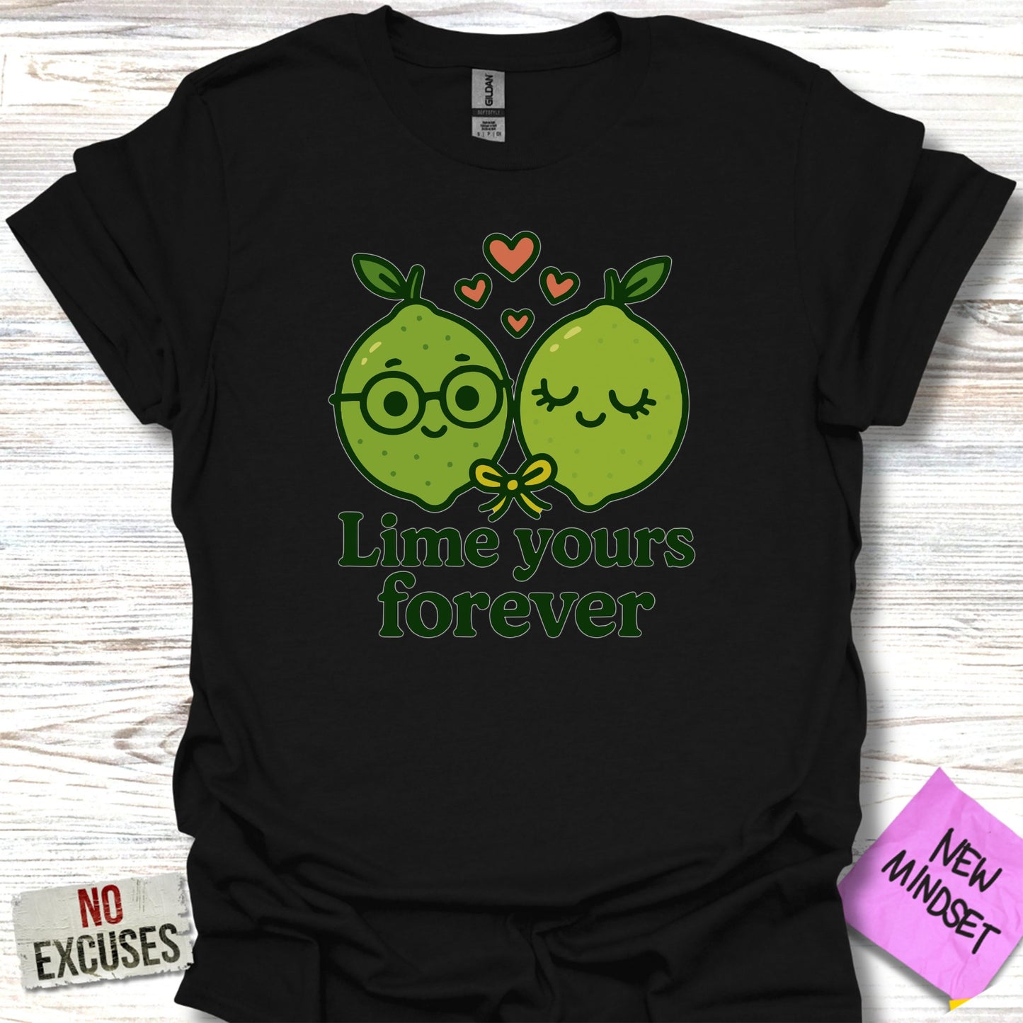 Lime Yours Forever Cute Matching Tee product type