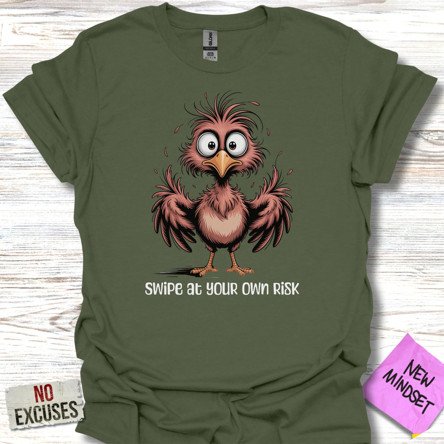 Swipe at Your Own Risk Graphic T-shirt product