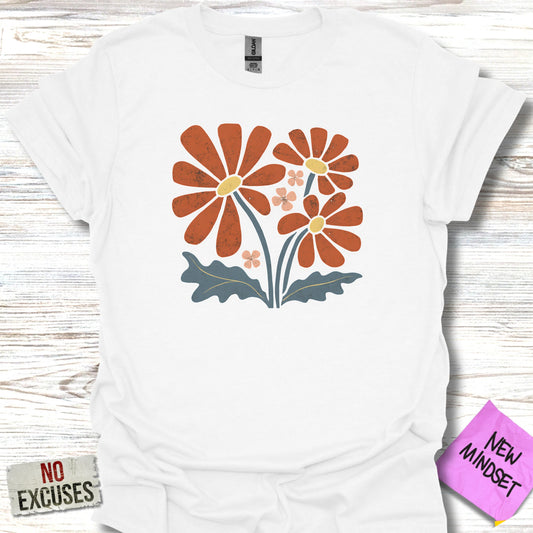 Vintage Florals Graphic Print Casual Style Shirt product