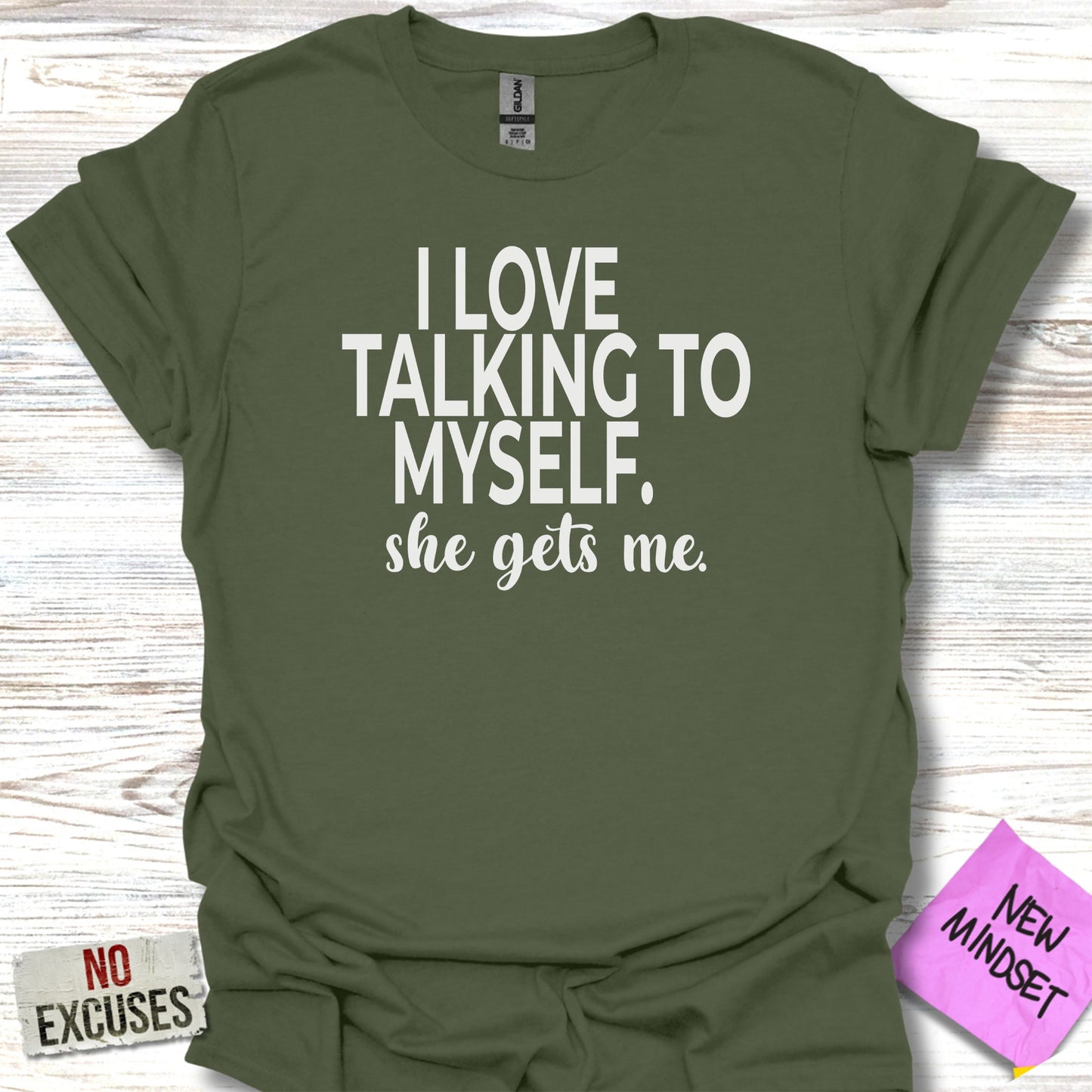 I Love Talking To Myself She Gets Me T-Shirt product