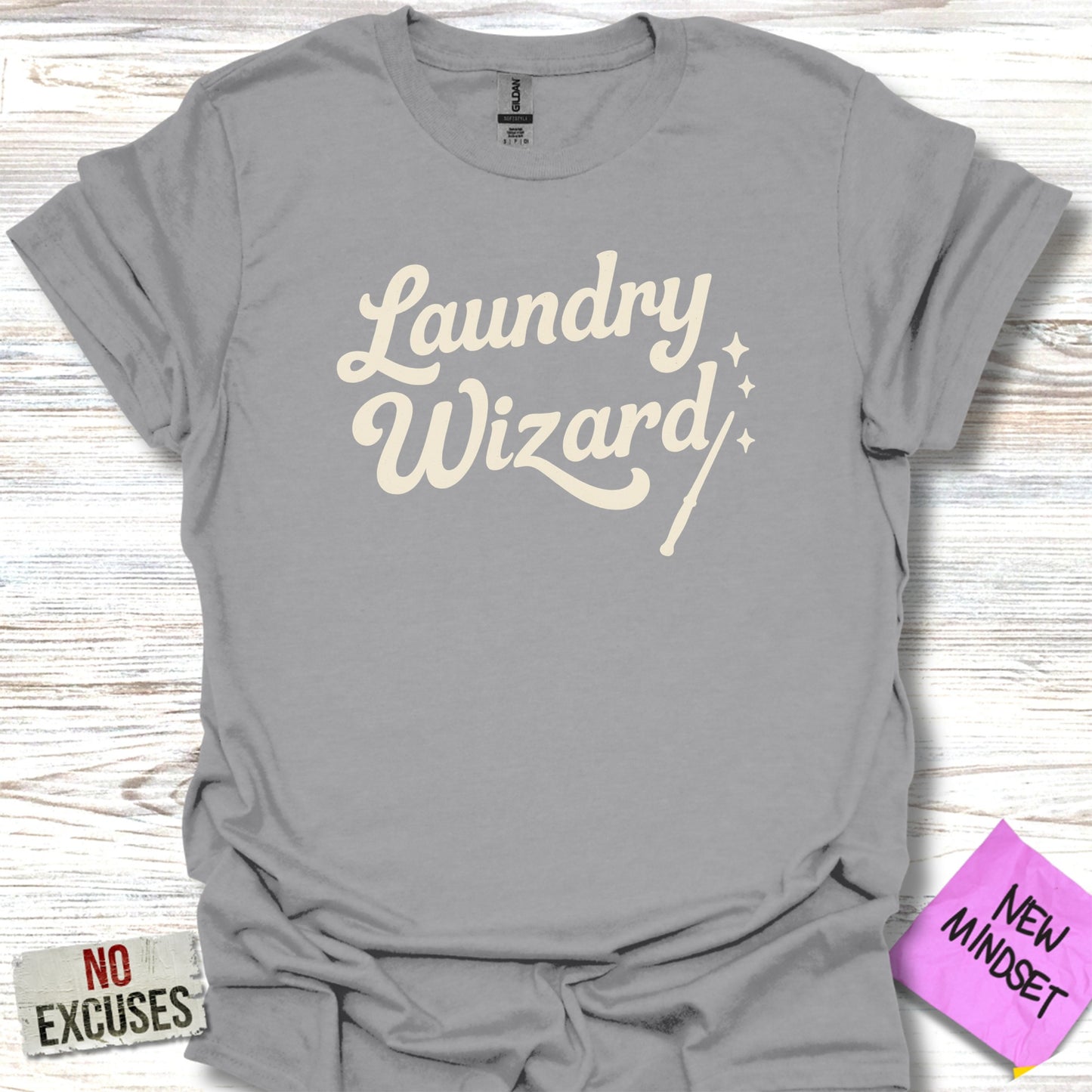 Laundry Wizard Graphic Tee Shirt product type