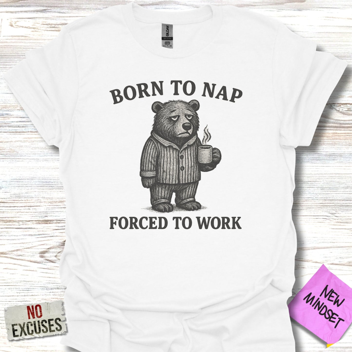 Born To Nap Forced To Work Graphic T-Shirt product