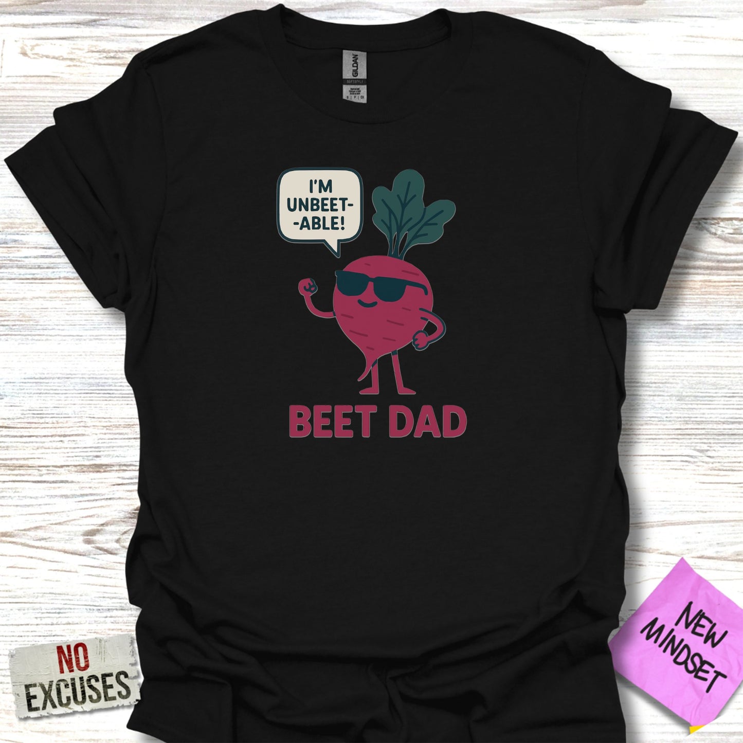I'm Unbeet-Able Beet Dad Graphic Tee product type
